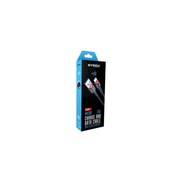 Syrox Plus Micro 2.0a Hızlı Şarj & Data Flexi Kablo 1m C91 - Resim 2