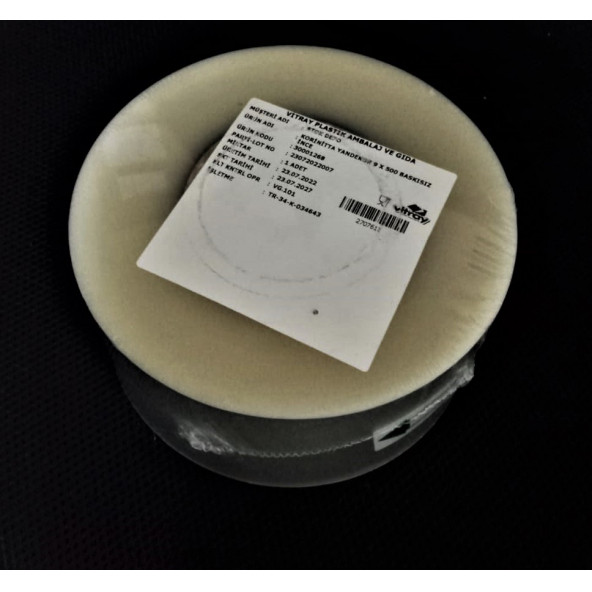 JELATİN YANDEKOR ŞEFFAF 9CMX500MT - Resim 2