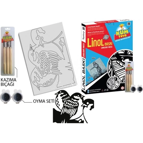 KumToys Linol Baskı A4 ürün görseli 1