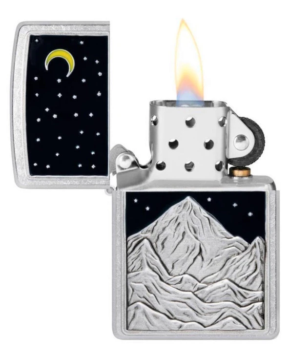 Zippo Night in The Mountain Çakmak - Resim 2