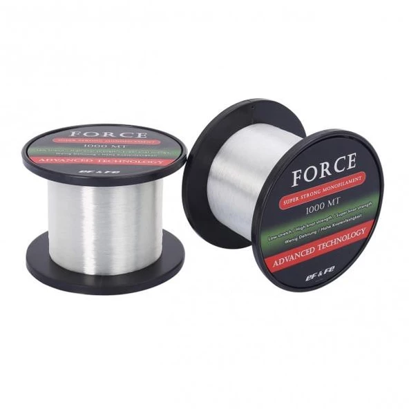 EFFE Force 1000m Monofilament Bobin Olta Misinası Beyaz ürün görseli 1
