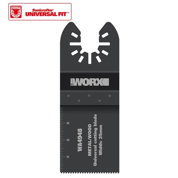 WORX WA4948 Çok Amaçlı Raspalama Makinası İçin 35x40mm Ahşap, Fiberglas, PVC Universal Kesme Bıçağı ürün görseli 1