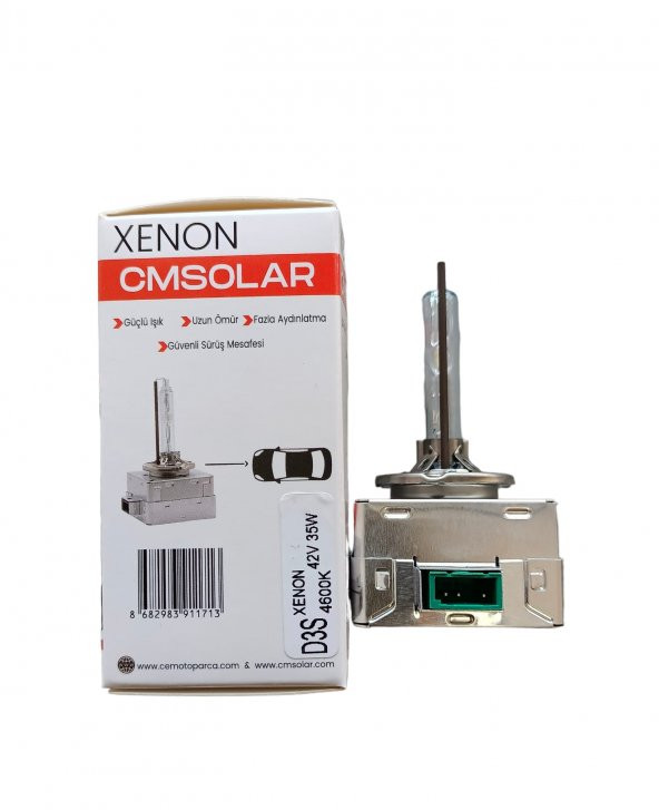 CMSOLAR D3S XENON AMPUL 4600 K 42V 35W ürün görseli 1