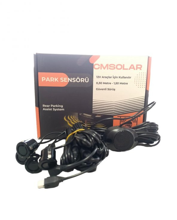 CMSOLAR Park Sensörü 18mm Siyah Ses İkazlı (Buzerli) - Resim 2