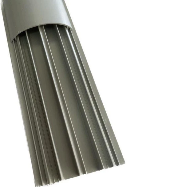 Sert Plastik 90x20 Balık Sırtı Kablo Kanalı Yapışkanlı 2 mt Gri ürün görseli 1