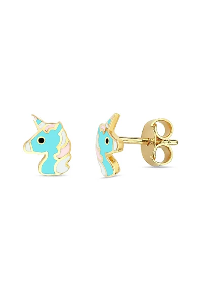 Unicorn Çocuk Altın Küpe ürün görseli 1
