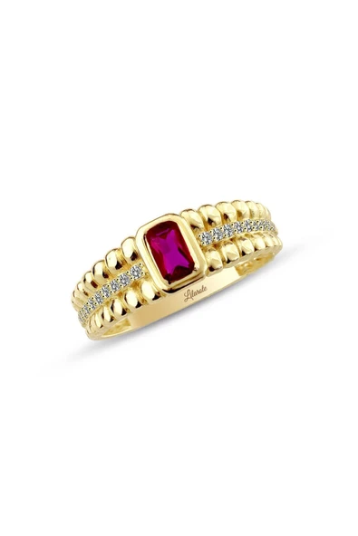 Armour Ruby Altın Yüzük ürün görseli 1