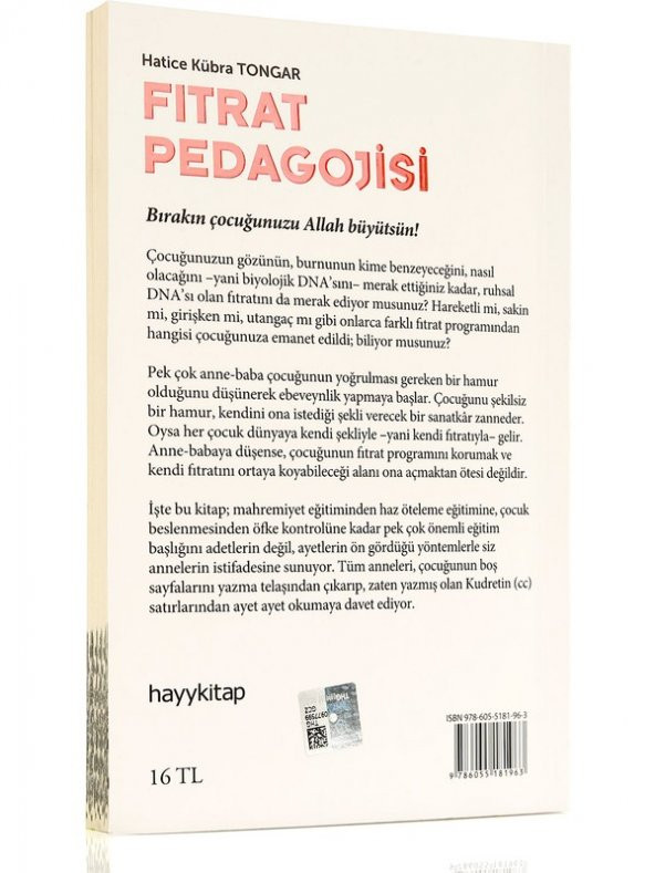Fıtrat Pedagojisi - Hatice Kübra Tongar ürün görseli 1