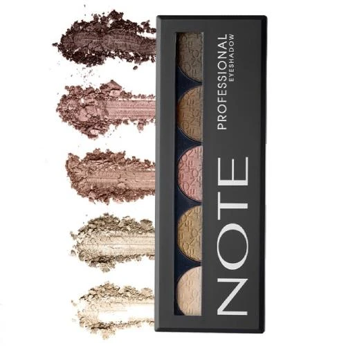 Note Professional Eyeshadow Mat Ve Işıltılı Toz Göz Far Paleti - 104 Glowing Nudes ürün görseli 1