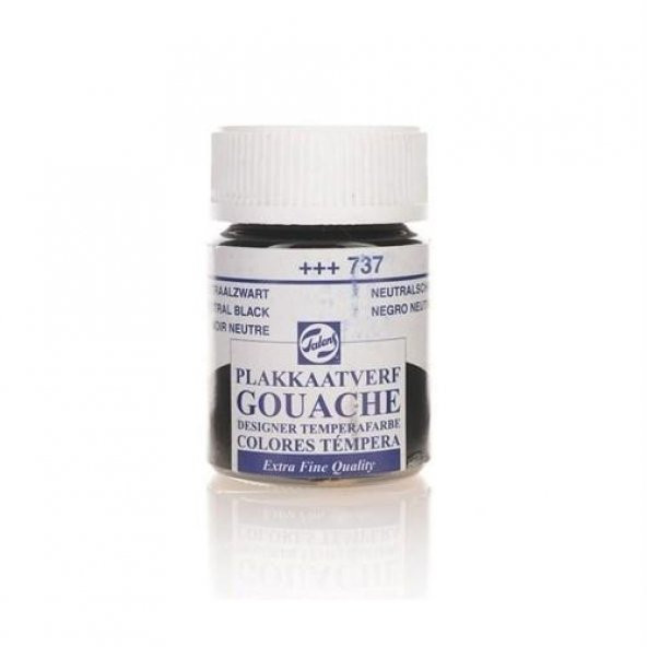 TALENS GUAJ BOYA 16ML NEUTRAL BLACK (737) ürün görseli 1