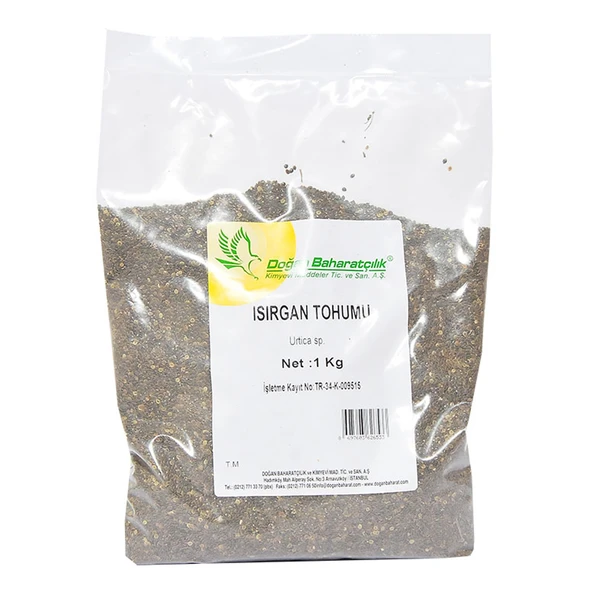 Doğan Isırgan Tohumu Doğal Tane 1000 Gr Paket ürün görseli 1