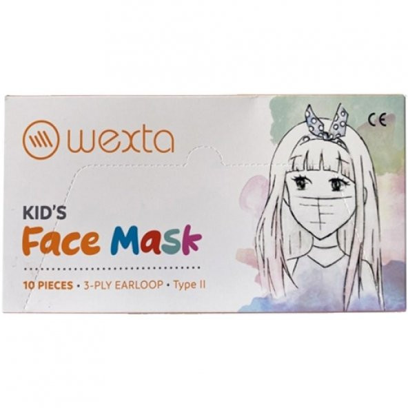 WEXTA STL3PLYKIDS MELTBROWN DESENLI COCUK MASKESI ürün görseli 1