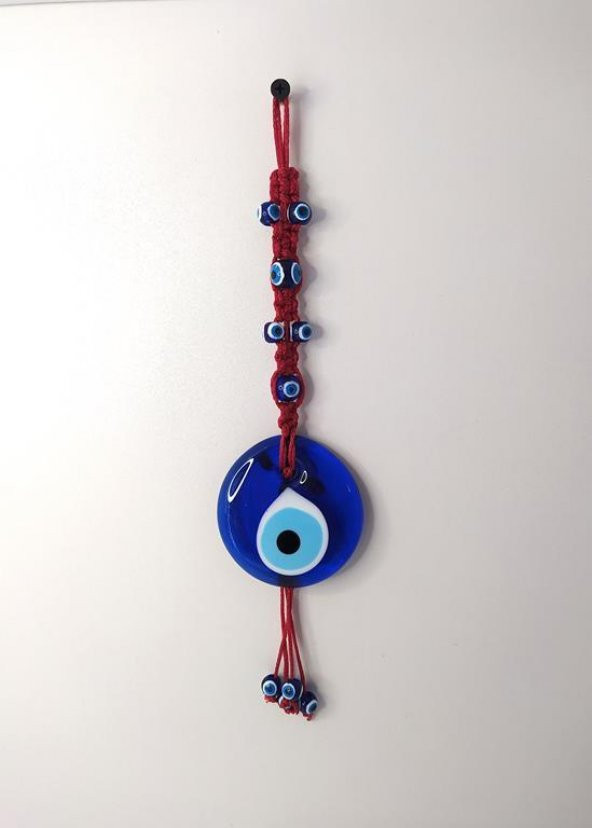 Cam Nazar Kötü Göz Kovucu Hand Made Ağaç Duvar Dekorasyonu Makrome Nazarlık Duvar Ağaç Ev Süsü ürün görseli 1