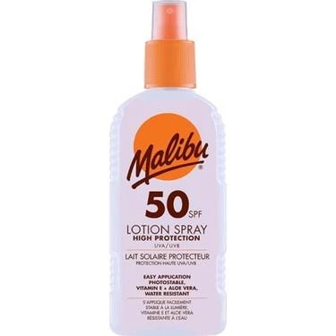 Malibu Güneş Koruyucu Sprey Losyon SPF50 200 ml ürün görseli 1