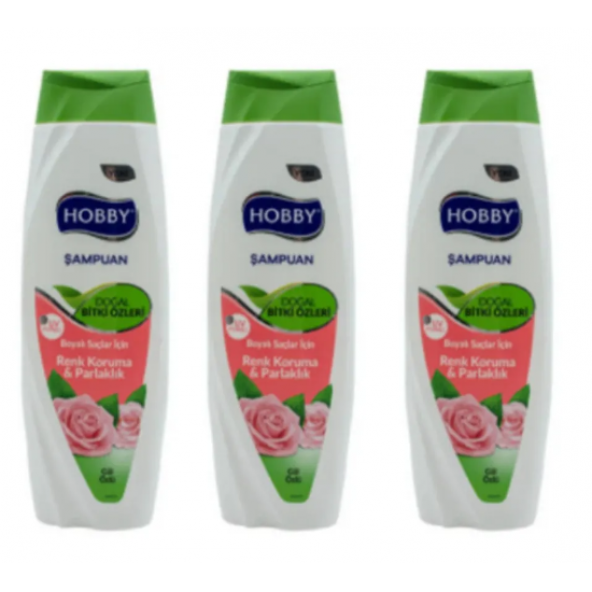 Hobby Doğal Bitki Özleri Şampuan X3 600ml ürün görseli 1
