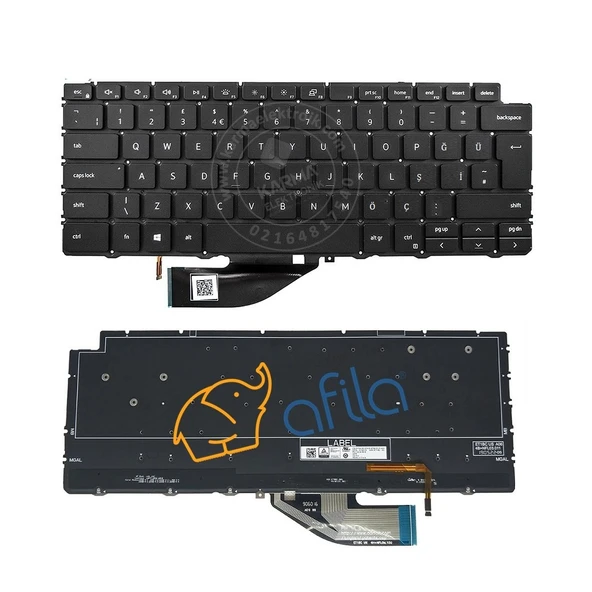 Dell precision 7530 için Notebook Klavye / Siyah - TR - ışıklı ürün görseli 1