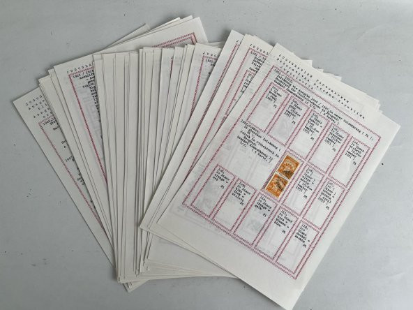 Yugoslavya Posta Pulu Lotu 310 Adet G04 ürün görseli 1
