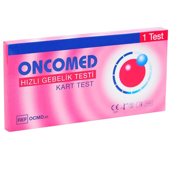 Oncomed Hızlı Gebelik Testi - 1 Kart Test - Resim 2