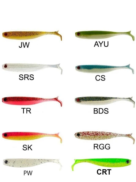 Mustad Mezashi Z-Tail Minnow Sahte Balığı 9 cm 6 Lı Paket ürün görseli 1
