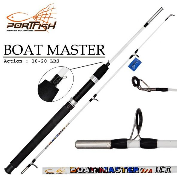 Portfish Boat Master Eco Tekne Kamışı 180 cm 10 -20 Lbs - Beyaz ürün görseli 1