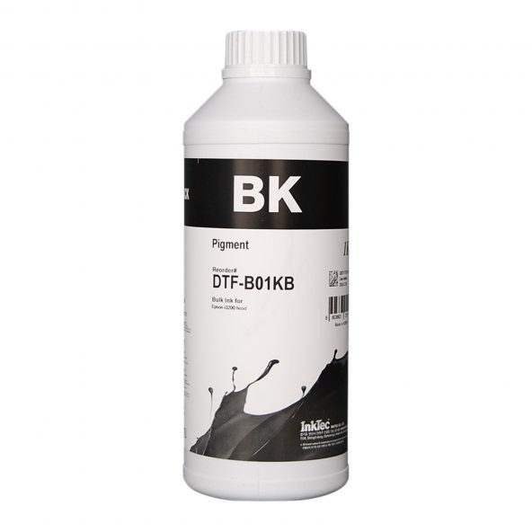 InkTec DTF Mürekkep Siyah Epson Uyumlu DTF-B01W - 1 kg ürün görseli 1