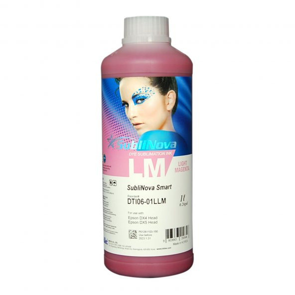InkTec Sublinova Süblimasyon Mürekkep 1 Litre Açık Kırmızı DTI06-01LLM ürün görseli 1