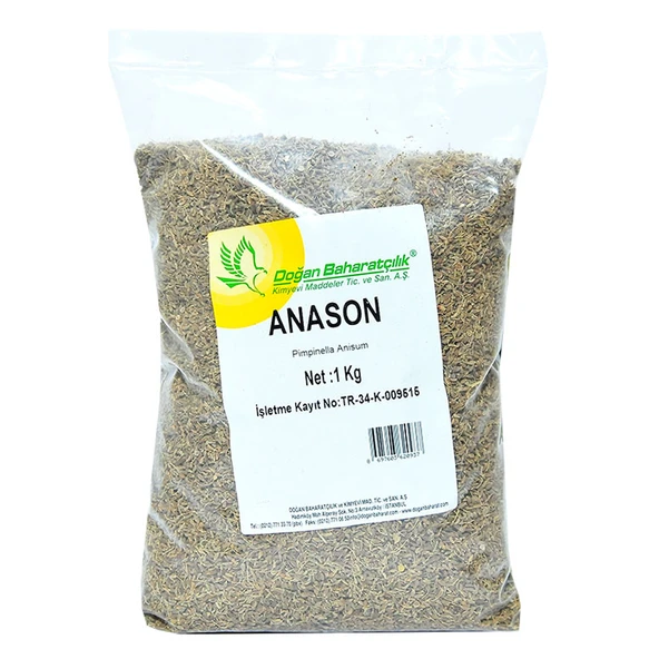 Anason Tohumu Doğal Tane 1000 Gr Paket ürün görseli 1
