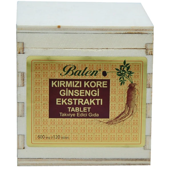 Kırmızı Kore Ginsengi Ekstraktı 120 Tablet - Resim 2