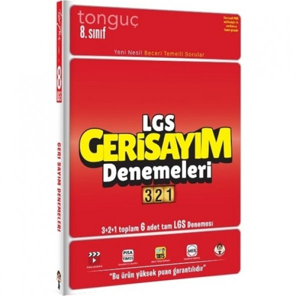Tonguç Lgs Geri Sayım Denemeleri 3-2-1 Toplam 6 Deneme ürün görseli 1