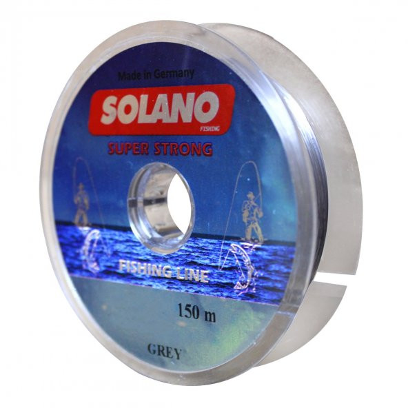 Solano Fishing Super Strong 150 mt Gri Makara Misina ürün görseli 1