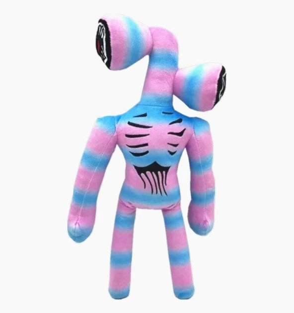 Siren Kafa 38 cm Peluş Oyuncak Pembe Mavi ürün görseli 1