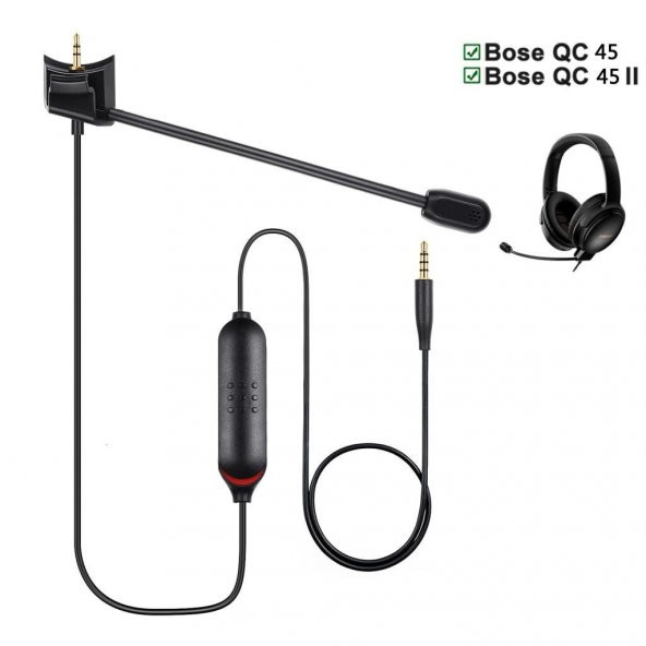 Bose QC45 QC45 2 Uyumlu Mikrofonlu Gaming Kulaklık Kablosu ürün görseli 1