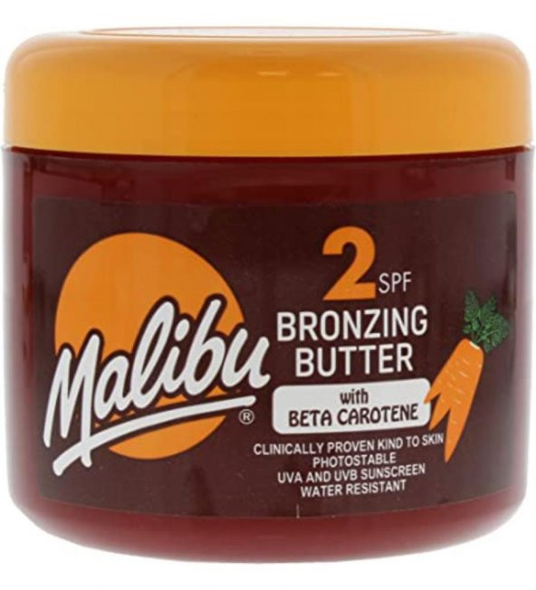 Malibu Güneş Koruyucu Bronzlaştırıcı Katı Yağ+Karoten SPF2 300ml ürün görseli 1