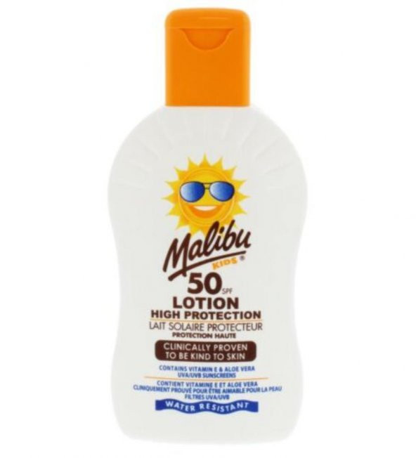 Malibu Güneş Çocuk Yüksek Korumalı Losyon SPF50 200ml ürün görseli 1