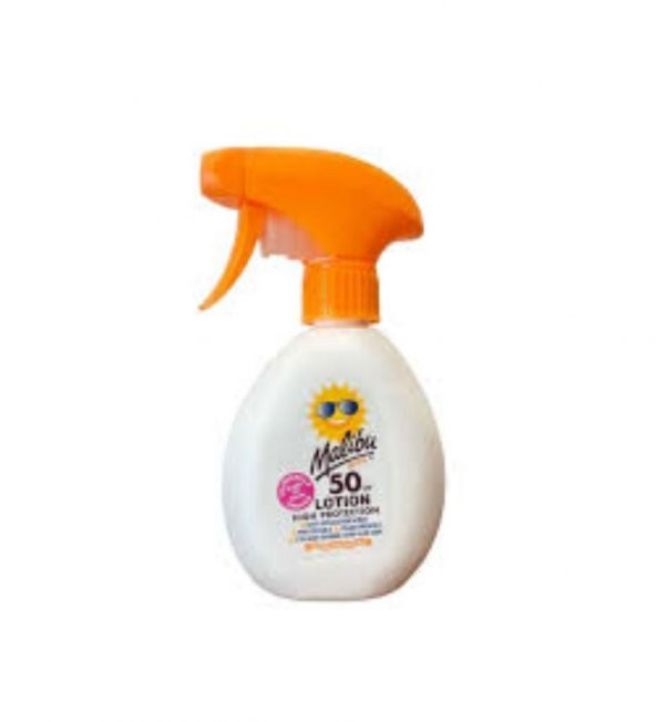 Malibu SPF 50 Çocuk Güneş Koruyucu Püskürtmeli Sprey 300 ML ürün görseli 1