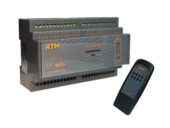 Rtm 8 Kanal Rf Uzaktan Kumanda Kiti Rfk-00008 ürün görseli 1