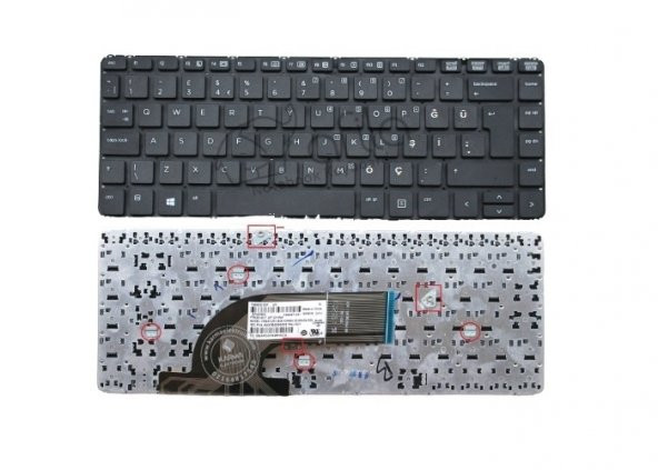 Hp NSK-CPEBC 767476-D61 Notebook klavyesi Siyah TR ürün görseli 1