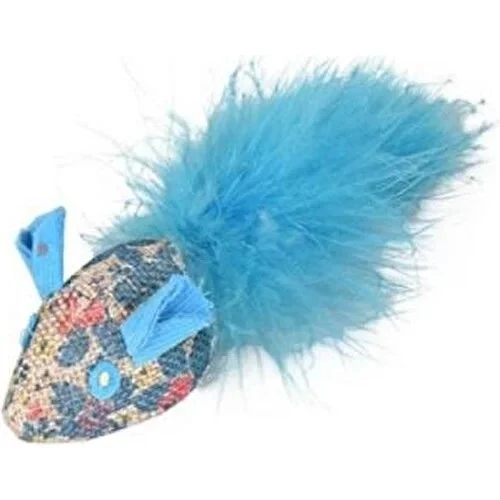 Flamingo Marly Fare Kedi Oyuncağı Mavi 3,5 cm ürün görseli 1