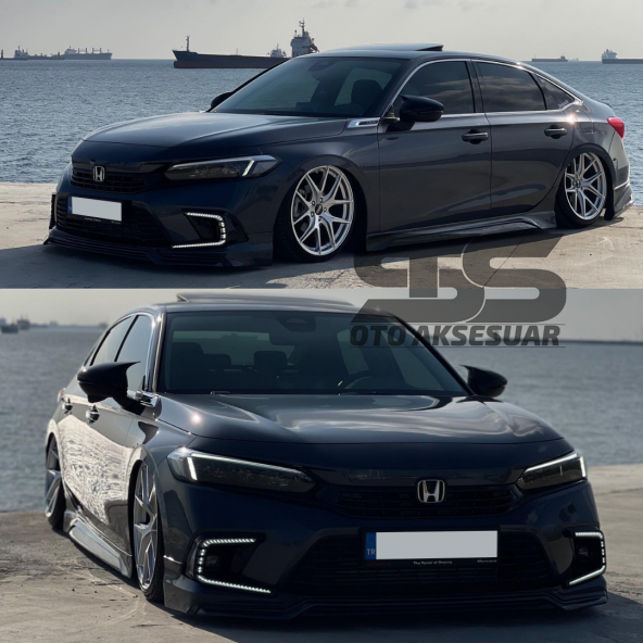Honda Civic Fe Kasa Batman Yarasa Ayna Kapağı Piano Black / 2019 Sonrası ürün görseli 1
