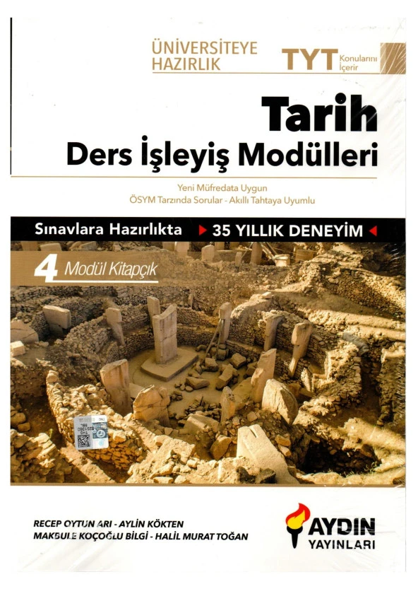 Aydın Yayınları Tyt Tarih Ders İşleyiş Modülleri ürün görseli 1