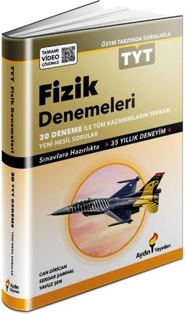 Aydın Yayınları TYT Fizik Denemeleri 30 Adet ürün görseli 1