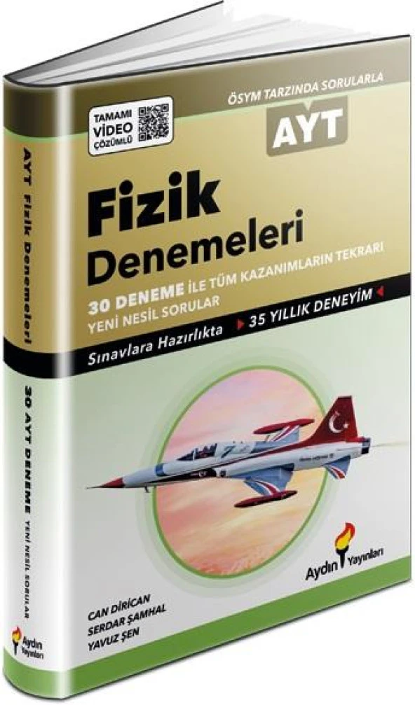 Aydın Yayınları AYT Fizik Denemeleri 30 Adet ürün görseli 1