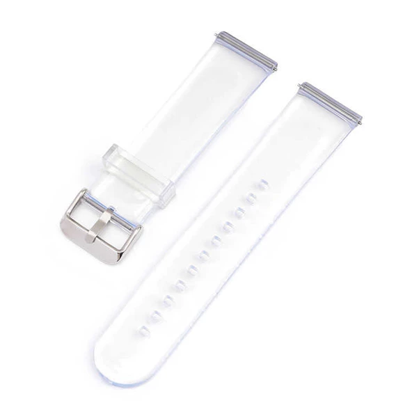 Huawei GT2 46mm KRD-13 Şeffaf Silikon Kordon - Resim 4