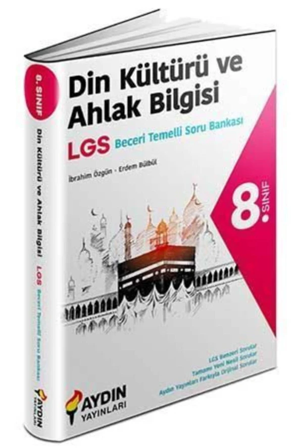 Aydın Yayınları 8. Sınıf Din Kültürü ve Ahlak Bilgisi Beceri Temelli Soru Bankası ürün görseli 1
