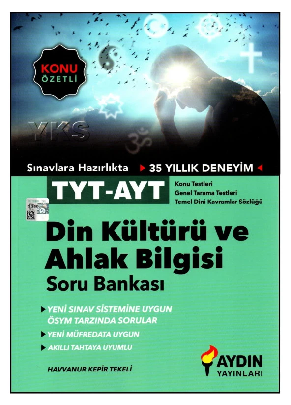 Aydın Yayınları TYT-AYT Din Kültürü ve Ahlak Bilgisi Soru Bankası ürün görseli 1