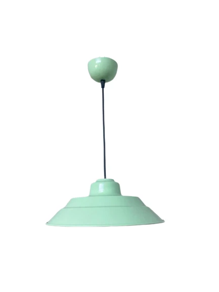 Rsylight Retro Metal Rustik Dekoratif Mint Yeşili Tekli Sarkıt Avize çap:29 cm ürün görseli 1