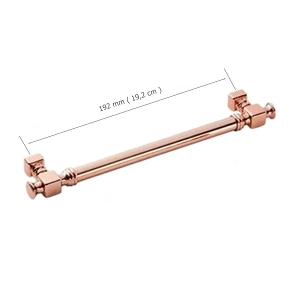 Doğanlar Dragon 192 mm Mobilya Kulp Süper Rose - Resim 2