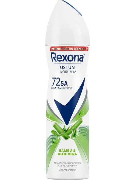 Rexona Kadın Deodorant Bambu & Aloe Vera 72 Saat Kesintisiz Üstün Koruma  150 ml ürün görseli 1