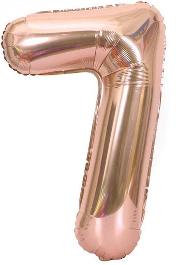 Beysüs Rakam Folyo Balon Rosegold 7 Rakam 40 İnç ürün görseli 1