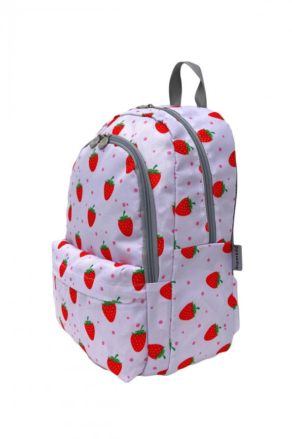 Superbag Okul Çantası 3Lü Set Çilek - Resim 3